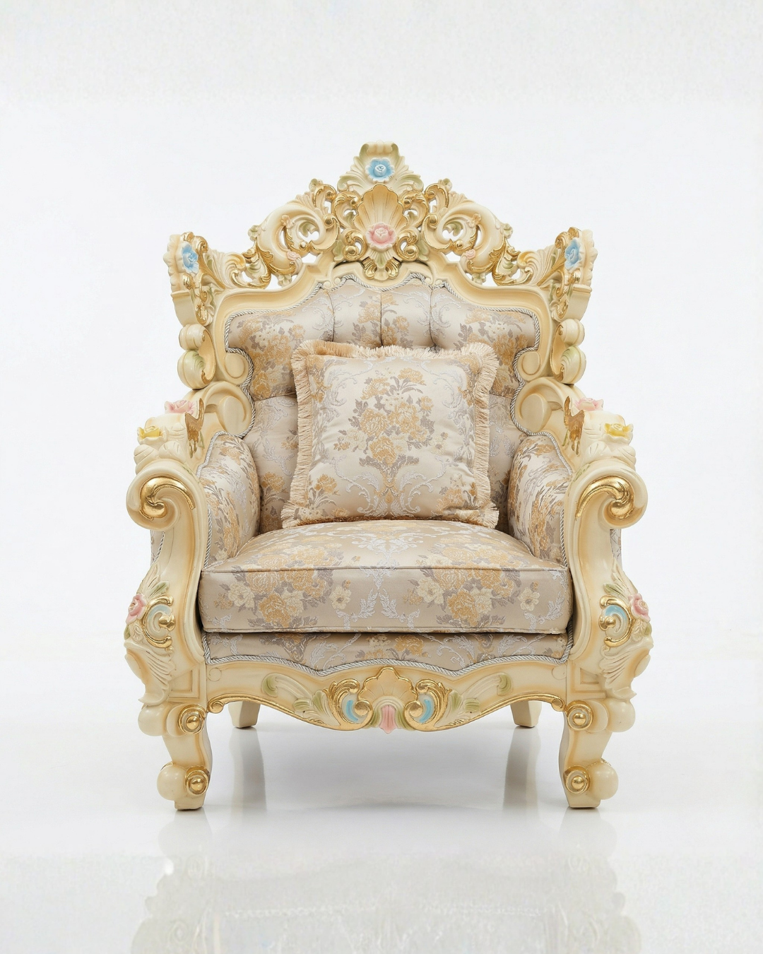 Baroque Inspired Furniture Sofa Chair