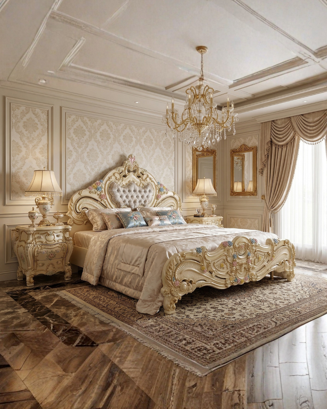 Baroque Inspired Furniture Bed