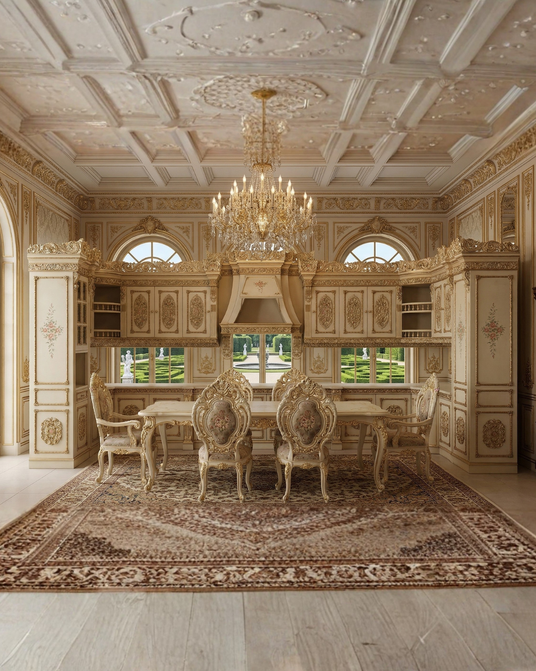 Baroque artisan carving detail